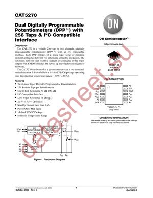 CAT5270YI-50-GT2 datasheet  